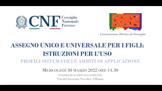 Assegno Unico e Universale per i figli Istruzioni per luso [upl. by Bamberger]