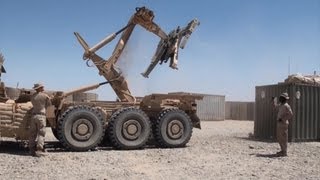 Marines Combat Logistics Patrol CLP to FOB Payne Afghanistan [upl. by Aserat]