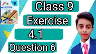 Class 9Ex 41Question 6Sindh BoardMath Expert Boy [upl. by Lockhart827]