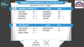 Wangaratta Magpies CC v City Colts CC [upl. by Waylon]