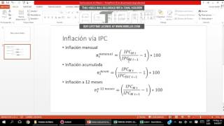 Cálculo de la inflación [upl. by Emmons]