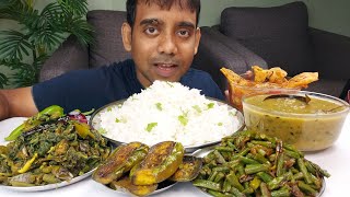 FOOD VLOG  DELICIOUS VEG OMELETTE CURRY MUKBANG EATING SHOW [upl. by Watkin]