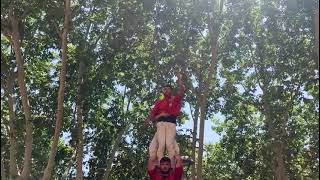 Castellers de Barcelona Pilar de 5  Festa Major de Salt [upl. by Schroth773]