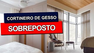 CORTINEIRO DE GESSO SOBREPOSTO 40 Inspirações incríveis de cômodos com ele que vão te encantar [upl. by Regdirb529]