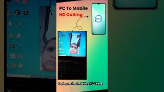 Pc to Mobile HD calling for Imo pc imo hd shorts [upl. by Skill475]