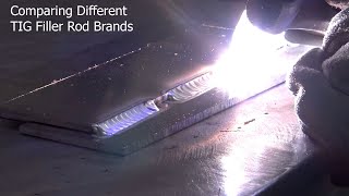 TIG Welding Aluminum  Different Filler Rod Brand Comparison [upl. by Keegan957]