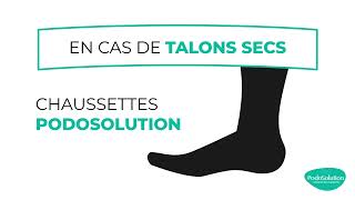 Chaussettes 3 en 1  Irritations talon et crevasses  Podosolution [upl. by Solrak80]