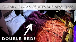 Qatar Airways Qsuite Business Class  Better Than First Class YUL to DOH Full Flight Experience 4K [upl. by Nihahs186]