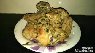 Chickenafghani in different style  delicious meal  restaurant style chicken [upl. by Fredkin]