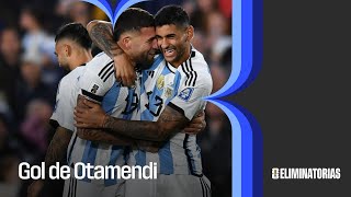 Gol de Otamendi  Argentina vs Paraguay  Eliminatorias Sudamericanas para el Mundial 2026 [upl. by Trilbee]