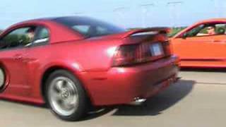 procharged V6 vs GTO vs Mach 1 [upl. by Orabla]