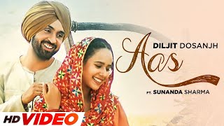 Aas HD Video  Diljit Dosanjh  Sunanda Sharma  Pankaj Batra  Latest Punjabi Song 2024 [upl. by Hayikat13]