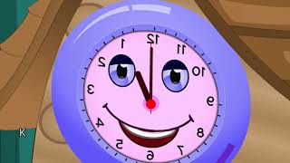 Hickory Dockery Dock  Mouse Clock  Kids Nursery rhymes [upl. by Amyaj]