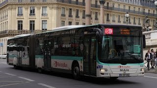 Paris Roissy Bus Man Lion City Opéra  Charles De Gaulle Airport [upl. by Lora777]