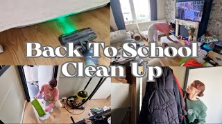 Back To School CLEAN WITH ME  new family member laundryday declutter tidy cleanwithme [upl. by Heiner]