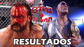 Resultados WWE Bad Blood 2024  Punk Derrota a McIntyre en un Baño de Sangre  The Rock Regresa [upl. by Aerdnaek713]