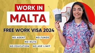 MALTA Work Permit 2024 Jobs Offer Visa Sponsorships [upl. by Asreht338]