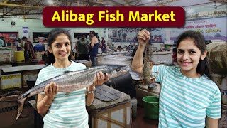 Alibag Fish Market  Wholesale  Retail  PNP Nagar  अलिबाग मच्छी मार्केट  Shrunkhala Naik Vlogs [upl. by Nifled]