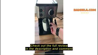 Review Amazon Basics Espresso Coffee Maker [upl. by Annawat]