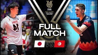 🇯🇵 JPN vs 🇹🇳 TUN  Paris 2024 Olympic Qualification Tournament  Full Match  Volleyball [upl. by Ahsyt]