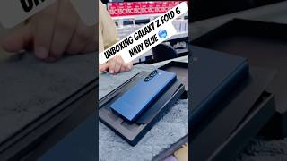 Unboxing Galaxy Z Fold 6 Navy Blue 💙⚡️⚒️ samsung zfold6 trending shorts viralvideo viralshorts [upl. by Balmuth]