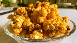 POPCORN CARAMÉLISÉ Maison en 5 minutes Recette Facile et Délicieuse 🍿 Loving Cooking [upl. by Labanna926]