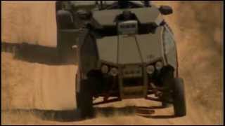 Guardium UGV GNius unmanned ground vehicle in action Israeli Army Israel [upl. by Varden324]