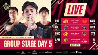 LIVE  DAY 5  M5 World Championship Group Stage  ENG [upl. by Marchal]