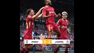 HIGHLIGHTS IPSWICH TOWN 02 LIVERPOOL JOTASALAH [upl. by Dudden509]