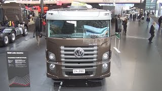 Volkswagen Constellation 24280 8x2 VTronic Chassis Truck Exterior and Interior [upl. by Orson]