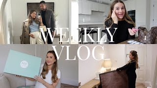 QampAGETTING A NANNY ZARA amp MANGO HAUL NEW FURNITURE  DECIDING BABYS NAME  VLOG  NADIA ANYA ad [upl. by Lennie]