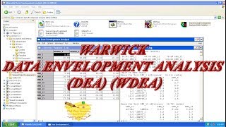 Warwick Data Envelopment Analysis DEA WDEA [upl. by Marsh]