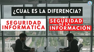 Seguridad de la información y ciberseguridad Relación y diferencias [upl. by Sugar315]