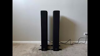 Definitive Technology BP8020ST Bipolar Array SuperTower 2 Way Tower Home Floor Standing Speakers [upl. by Adnirolc]