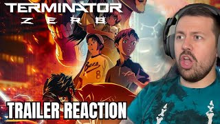 TERMINATOR ZERO ANIME Official Trailer REACTION [upl. by Chiquita686]