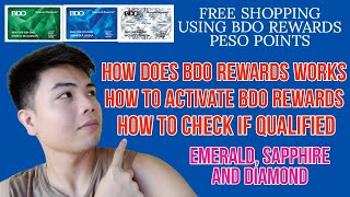 BDO PESO POINTS REWARDS BDO REWARDS CARD EMERALD REWARDS SAPPHIRE REWARDS DIAMOND REWARDS [upl. by Ardeth123]