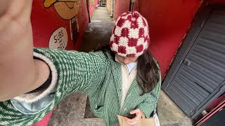 Quick amp Easy checkered crochet beanie tutorial [upl. by Anitnuahs]