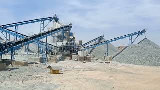 Puzzolana 200TPH 2 Stage Stone Crushing Plant [upl. by Noyerb]