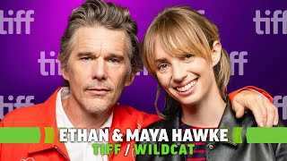 Ethan Hawke amp Maya Hawke Interview Wildcat and Flannery O’Connor [upl. by Harolda]