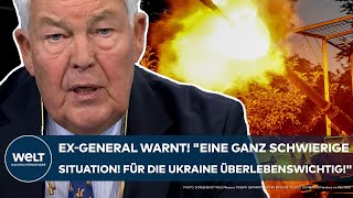 PUTINS KRIEG ExGeneral warnt quotEine ganz schwierige Situation Für die Ukraine überlebenswichtigquot [upl. by Afnin584]