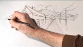 How To Draw One and TwoPoint Perspective with Karl Gude [upl. by Anytsirk]