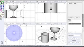 Art of Illusion tutorial 02 Boolean and Lathe tools [upl. by Lirbaj]