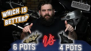 6 pots Tokico vs 4 pot Nissin Brake calipers which is best [upl. by Anrahs436]