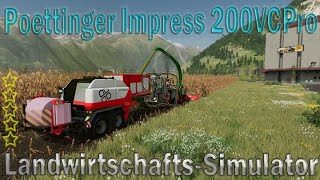 LS22 Modvorstellung  Poettinger Impress 200VCPro Multi Ballenpresse  Ls22 Mods [upl. by Suckow462]