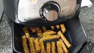 Berinjela na Air fryer crocante fácil de fazer e deliciosa [upl. by Llenrac958]