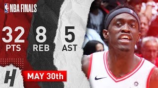 Pascal Siakam Full Game 1 Highlights Raptors vs Warriors 2019 NBA Finals  32 Pts 5 Ast 8 Reb [upl. by Auria]