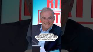 Après le vélo le quintuple vainqueur du Tour de France quotBernard Hinault sest mis au Ping Pongquot 🤣 [upl. by Abbub]