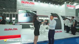 Interview World’s first lightweight and flexible Solar Panel from Sunman EnergyeArc SNEC Shanghai [upl. by Noellyn]