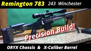 Remington 783 MDT Oryx Chassis XCaliber barrel Custom Precision Rifle upgrades and review [upl. by Innoc]