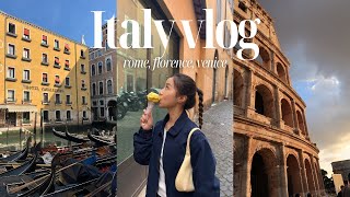 ITALY VLOG  Rome Florence Venice [upl. by Sekofski]